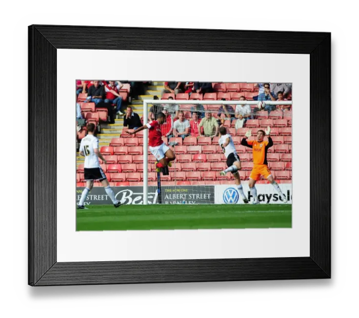 Framed Print : Mellis's Decisive Header: Barnsley's Edge over Bristol City in Championship Battle Framed Print : Mellis's Decisive Header: Barnsley's Edge over Bristol City in Championship Battle