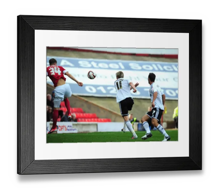 Framed Print : Barnsley's John Stones Blocks Martyn Woolford's Goal: A Controversial Moment from Barnsley v Bristol City Championship Match, September 1, 2012 Framed Print : Barnsley's John Stones Blocks Martyn Woolford's Goal: A Controversial Moment from Barnsley v Bristol City Championship Match, September 1, 2012