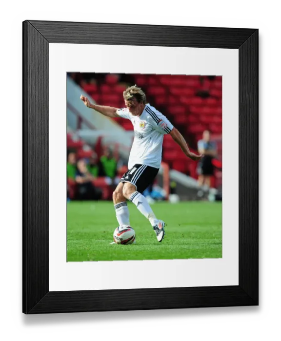 Framed Print : Martyn Woolford's Shot at Oakwell: Barnsley vs. Bristol City Football Rivalry in Championship Framed Print : Martyn Woolford's Shot at Oakwell: Barnsley vs. Bristol City Football Rivalry in Championship
