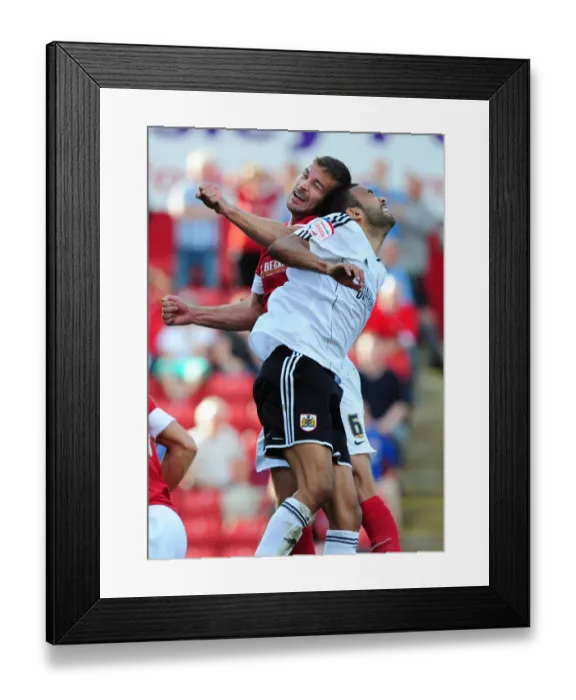 Framed Print : Barnsley vs. Bristol City: Clash between Liam Fontaine and Stephen Foster Framed Print : Barnsley vs. Bristol City: Clash between Liam Fontaine and Stephen Foster