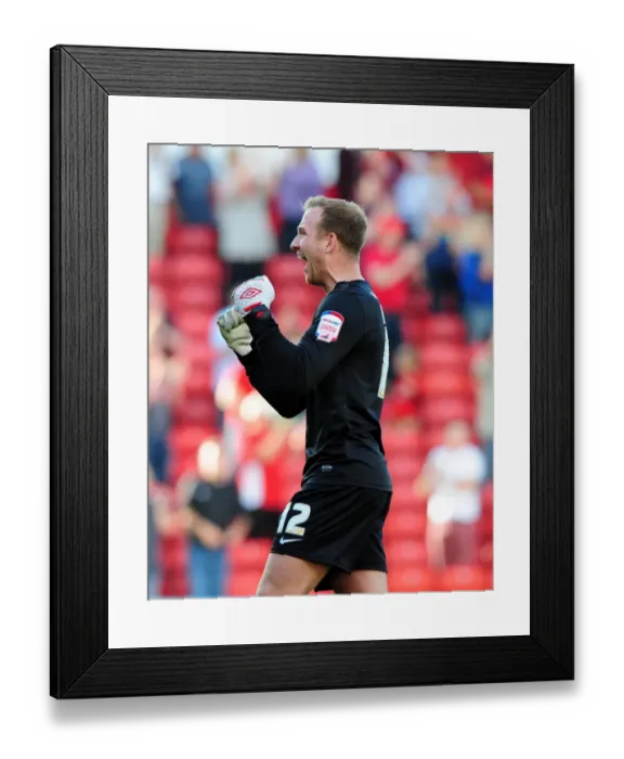 Framed Print : Barnsley Celebrates 1-0 Victory Over Bristol City Framed Print : Barnsley Celebrates 1-0 Victory Over Bristol City