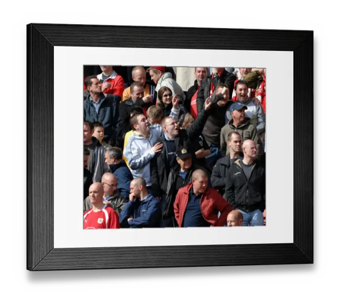 Framed Print : Bristol City FC: Unwavering Passion of Devoted Fans