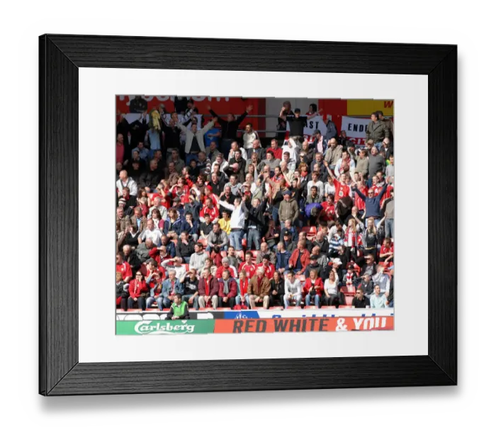 Framed Print : A Sea of Passionate Pride: Unyielding Support of Bristol City FC Fans Framed Print : A Sea of Passionate Pride: Unyielding Support of Bristol City FC Fans