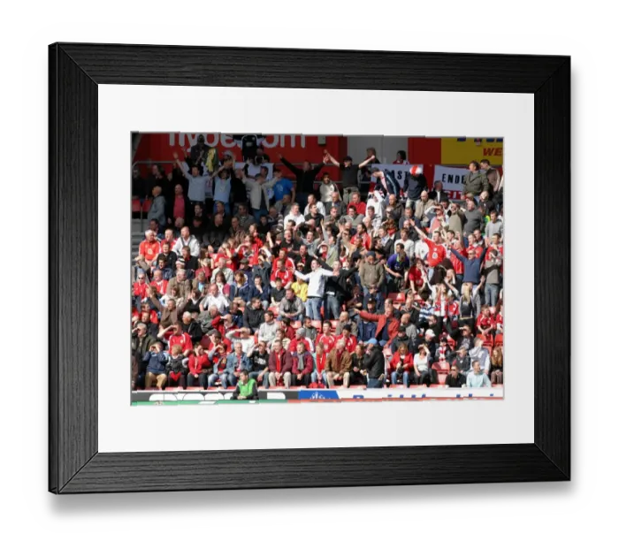 Framed Print : Bristol City FC: Unwavering Passion of Devoted Fans
