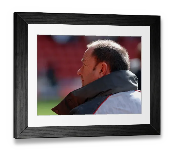 Framed Print : Gary Johnson Leading the Charge: Bristol City FC at Southampton Framed Print : Gary Johnson Leading the Charge: Bristol City FC at Southampton