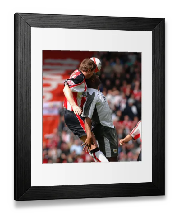 Framed Print : Dele Adebola in Action: Southampton vs. Bristol City