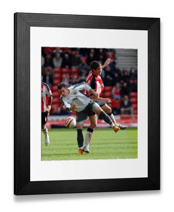 Framed Print : Michael McIndoe in Action: Southampton vs. Bristol City Framed Print : Michael McIndoe in Action: Southampton vs. Bristol City