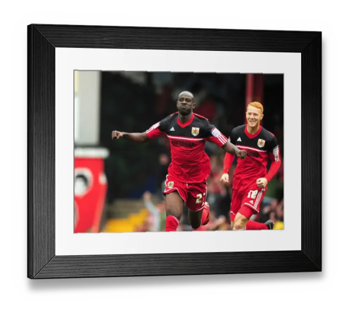 Framed Print : Adomah and Taylor's Championship Goal Celebration: A Moment to Remember (2012) Framed Print : Adomah and Taylor's Championship Goal Celebration: A Moment to Remember (2012)