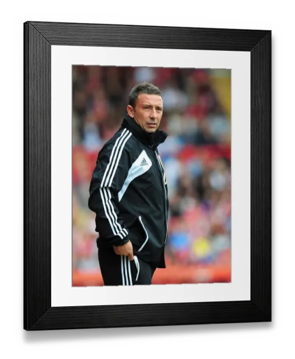 Framed Print : Derek McInnes Leads Bristol City Against Blackburn Rovers in Championship Football Match at Ashton Gate Stadium, September 15, 2012 Framed Print : Derek McInnes Leads Bristol City Against Blackburn Rovers in Championship Football Match at Ashton Gate Stadium, September 15, 2012