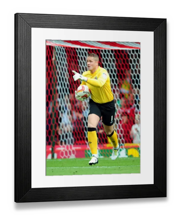 Framed Print : Championship Showdown: Paul Robinson in Action - Bristol City vs Blackburn Rovers (September 15, 2012)