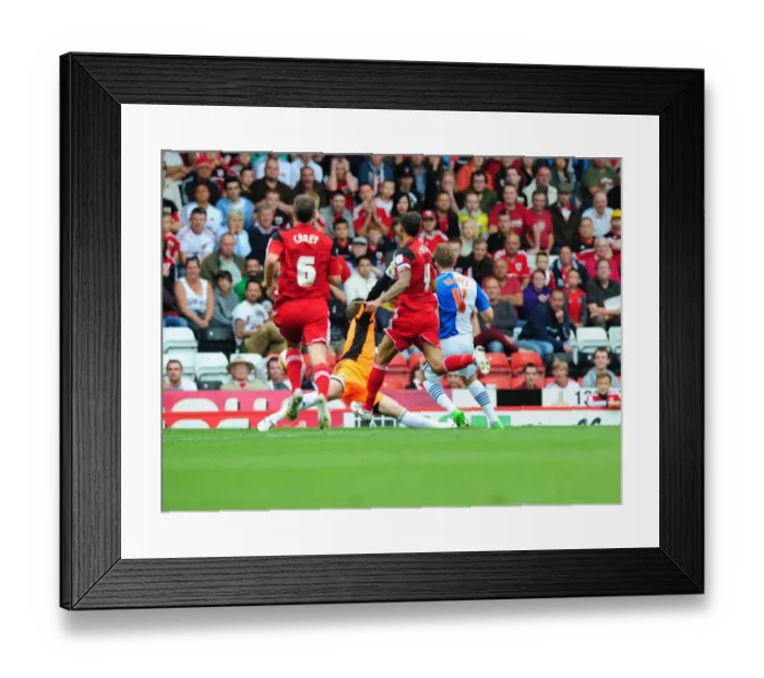 Framed Print : Jordan Rhodes Scores for Blackburn Rovers Against Bristol City, Championship Football Match, Ashton Gate Stadium, 2012 Framed Print : Jordan Rhodes Scores for Blackburn Rovers Against Bristol City, Championship Football Match, Ashton Gate Stadium, 2012