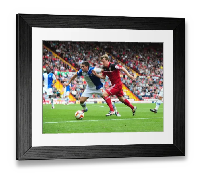 Framed Print : Intense Rivalry: Woolford vs. Orr - A Football Battle in the Championship Clash between Bristol City and Blackburn Rovers Framed Print : Intense Rivalry: Woolford vs. Orr - A Football Battle in the Championship Clash between Bristol City and Blackburn Rovers