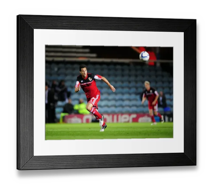 Framed Print : Sam Baldock of Bristol City in Action Against Peterborough United, Championship Match, 2012 Framed Print : Sam Baldock of Bristol City in Action Against Peterborough United, Championship Match, 2012