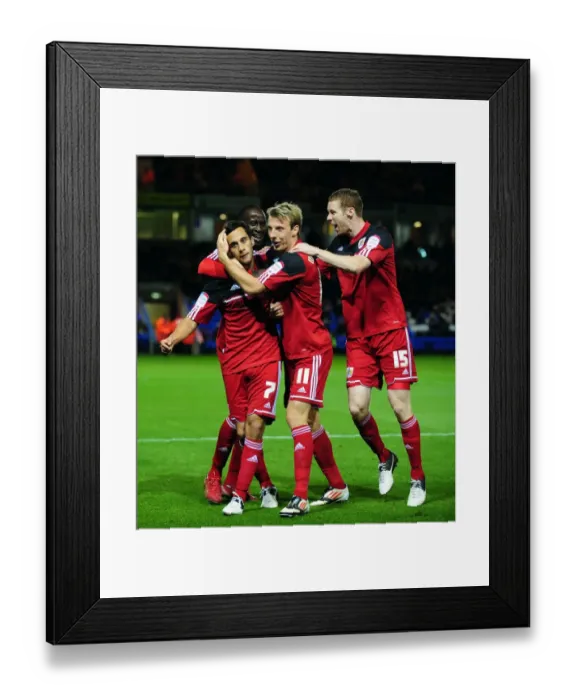 Framed Print : Bristol City's Sam Baldock Celebrates First Goal Against Peterborough United, Championship 2012 Framed Print : Bristol City's Sam Baldock Celebrates First Goal Against Peterborough United, Championship 2012