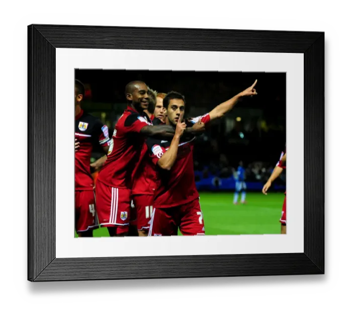 Framed Print : Bristol City's Sam Baldock Scores First Goal vs. Peterborough United Framed Print : Bristol City's Sam Baldock Scores First Goal vs. Peterborough United