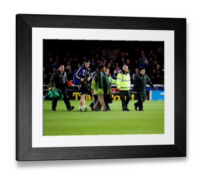 Framed Print : Bristol City's Greg Cunningham Injured: Dramatic Moment at Peterborough United's London Road Framed Print : Bristol City's Greg Cunningham Injured: Dramatic Moment at Peterborough United's London Road