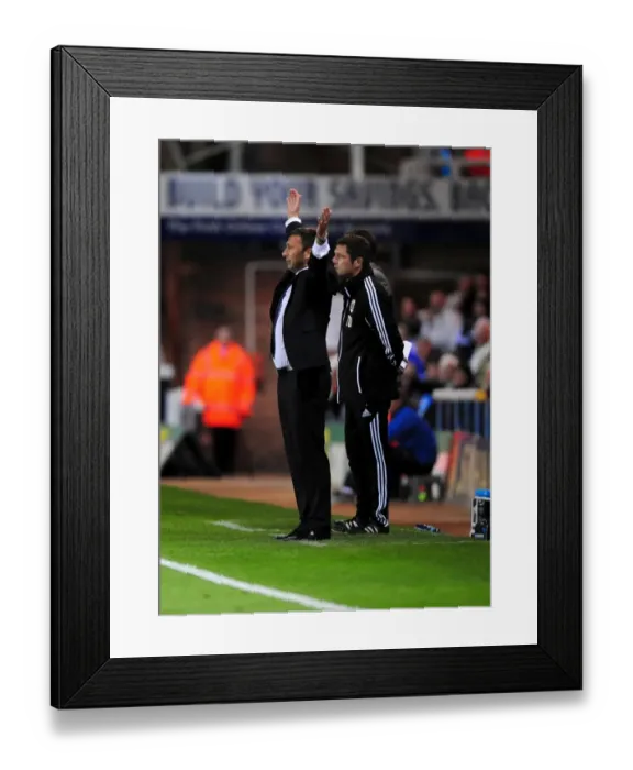 Framed Print : Derek McInnes Protests to Referee during Peterborough vs. Bristol City Championship Match Framed Print : Derek McInnes Protests to Referee during Peterborough vs. Bristol City Championship Match