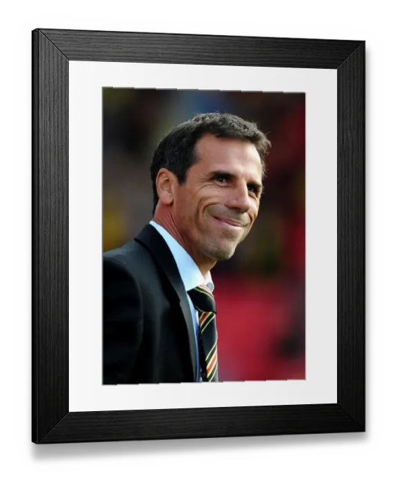 Framed Print : Gianfranco Zola Leads Watford Against Bristol City in Championship Clash, September 2012 Framed Print : Gianfranco Zola Leads Watford Against Bristol City in Championship Clash, September 2012