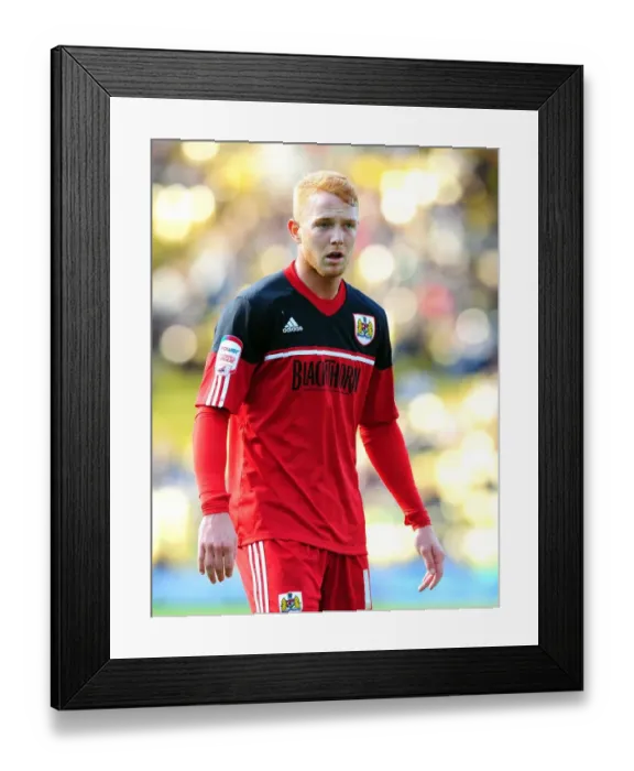 Framed Print : Ryan Taylor of Bristol City in Action against Watford, Championship Match, Vicarage Road Stadium - September 22, 2012