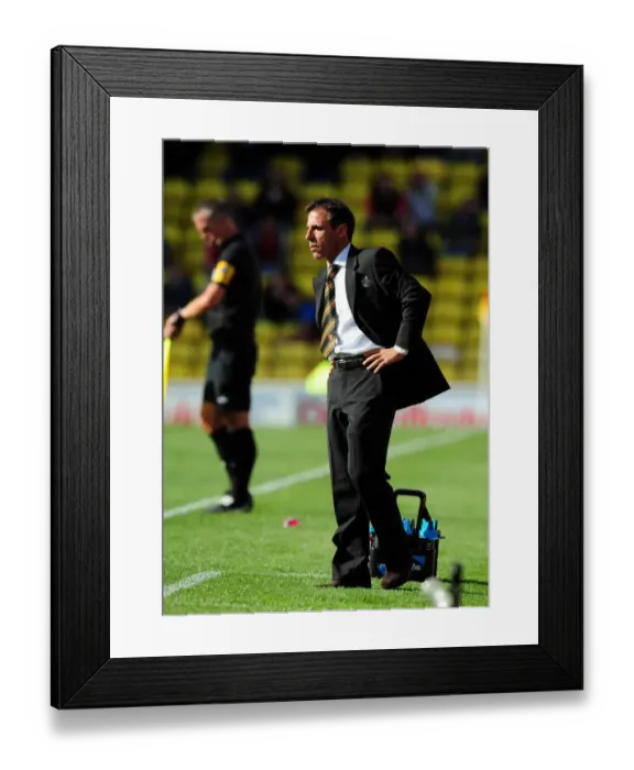 Framed Print : Championship Clash: Zola's Watford vs. Bristol City, September 2012 Framed Print : Championship Clash: Zola's Watford vs. Bristol City, September 2012