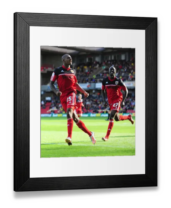 Framed Print : Marvin Elliott's Game-Changing Equalizer: Championship Clash at Vicarage Road - September 22, 2012 Framed Print : Marvin Elliott's Game-Changing Equalizer: Championship Clash at Vicarage Road - September 22, 2012