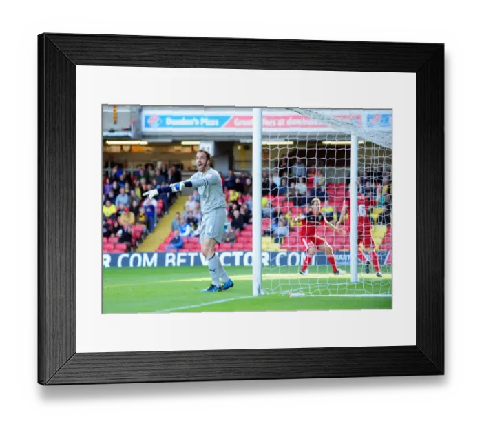 Framed Print : Manuel Almunia Protest as Steven Davies Celebrates: Watford vs. Bristol City, Championship Football Match, Vicarage Road Stadium (September 2012) Framed Print : Manuel Almunia Protest as Steven Davies Celebrates: Watford vs. Bristol City, Championship Football Match, Vicarage Road Stadium (September 2012)