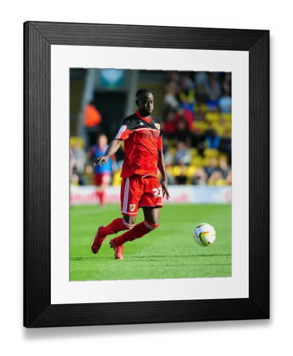 Framed Print : Championship Showdown: Albert Adomah of Bristol City vs. Watford, September 2012 Framed Print : Championship Showdown: Albert Adomah of Bristol City vs. Watford, September 2012