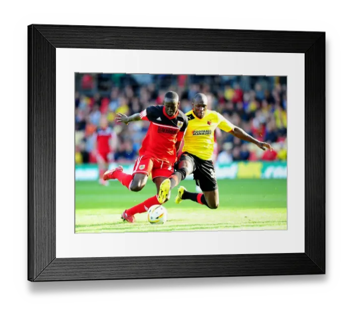 Framed Print : Adomah vs. Nosworthy: Championship Showdown - Intense Battle for Ball Possession, September 2012 Framed Print : Adomah vs. Nosworthy: Championship Showdown - Intense Battle for Ball Possession, September 2012