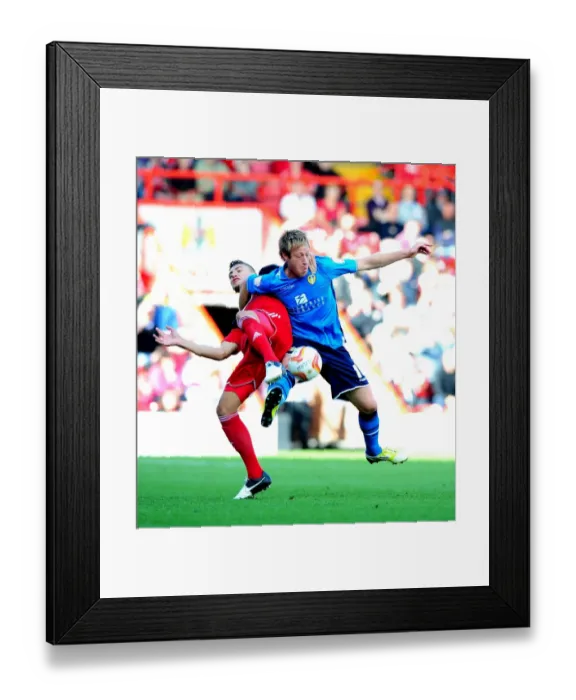 Framed Print : Bristol City vs Leeds United: Wilson vs Becchio Battle in Championship Football Match, Ashton Gate Stadium, 2012 Framed Print : Bristol City vs Leeds United: Wilson vs Becchio Battle in Championship Football Match, Ashton Gate Stadium, 2012