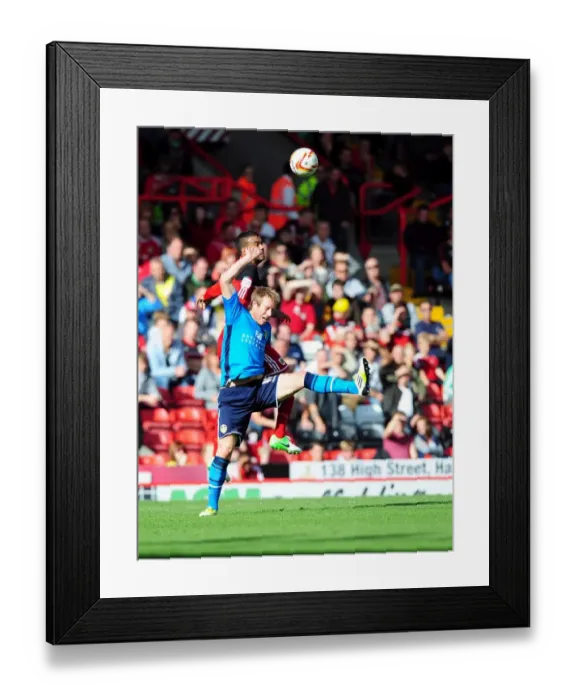 Framed Print : Bristol City vs Leeds United: A Clash of Leaders - Fontaine vs Becchio Framed Print : Bristol City vs Leeds United: A Clash of Leaders - Fontaine vs Becchio