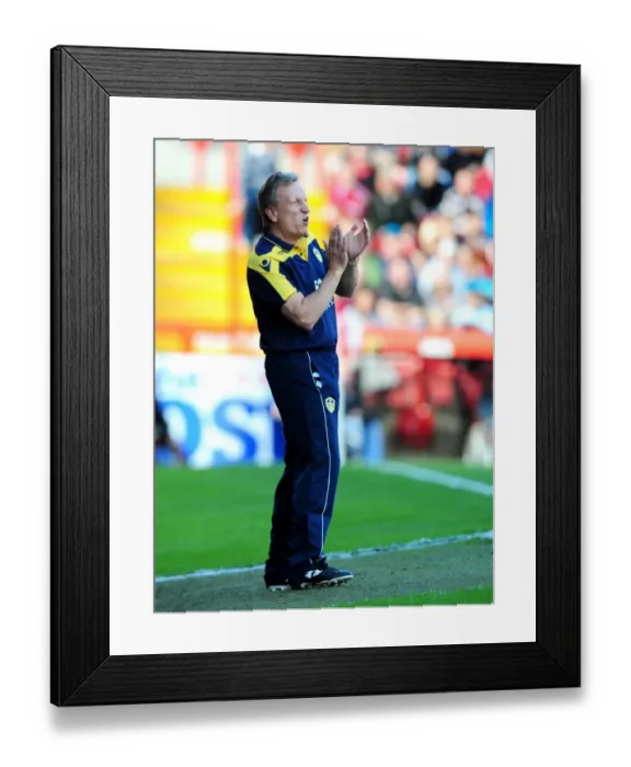 Framed Print : Neil Warnock vs. Bristol City: Championship Showdown at Ashton Gate, 2012