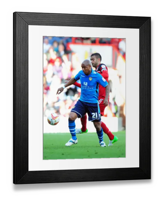 Framed Print : Bristol City vs Leeds United: A Battle for Supremacy - Liam Fontaine vs El-Hadji Diouf Framed Print : Bristol City vs Leeds United: A Battle for Supremacy - Liam Fontaine vs El-Hadji Diouf