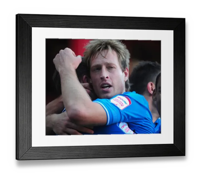 Framed Print : Michael Tonge and Luciano Becchio Celebrate Tonge's Wonder Goal for Leeds United against Bristol City, Championship Football Match, 2012 Framed Print : Michael Tonge and Luciano Becchio Celebrate Tonge's Wonder Goal for Leeds United against Bristol City, Championship Football Match, 2012