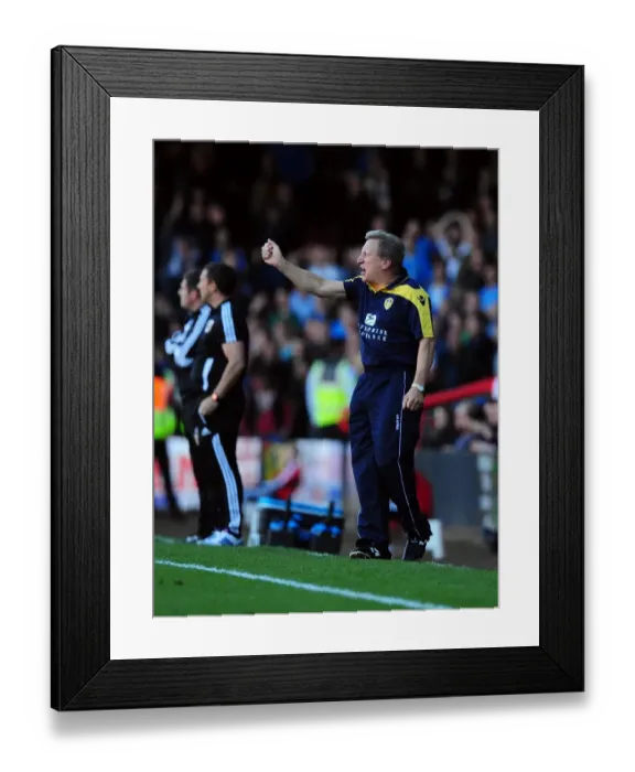 Framed Print : Neil Warnock Leads Leeds United Against Bristol City in Championship Showdown, September 2012 Framed Print : Neil Warnock Leads Leeds United Against Bristol City in Championship Showdown, September 2012