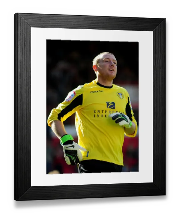 Framed Print : Bristol City vs Leeds United: Paddy Kenny's Championship Showdown at Ashton Gate (September 2012)