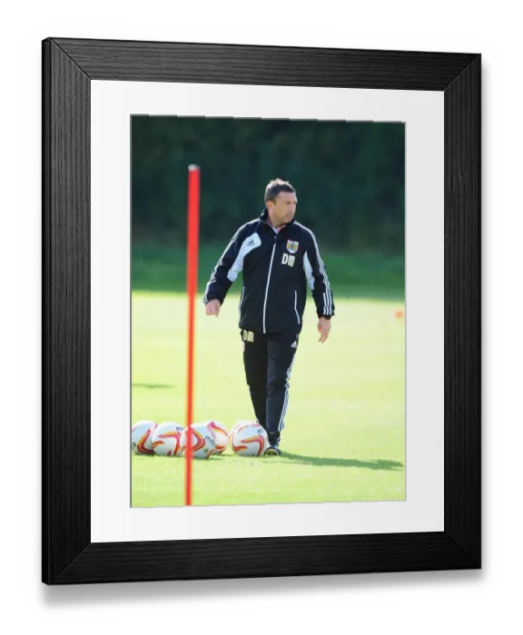Framed Print : Bristol City Football Club: Derek McInnes Leads Training Session, September 2012 Framed Print : Bristol City Football Club: Derek McInnes Leads Training Session, September 2012