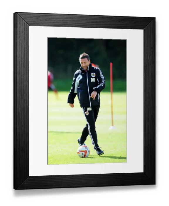 Framed Print : Derek McInnes Leading Training: September 2012 - Bristol City FC Framed Print : Derek McInnes Leading Training: September 2012 - Bristol City FC
