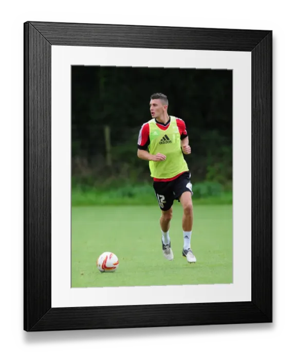 Framed Print : Bristol City Football Club: James Wilson in Training, September 2012 Framed Print : Bristol City Football Club: James Wilson in Training, September 2012