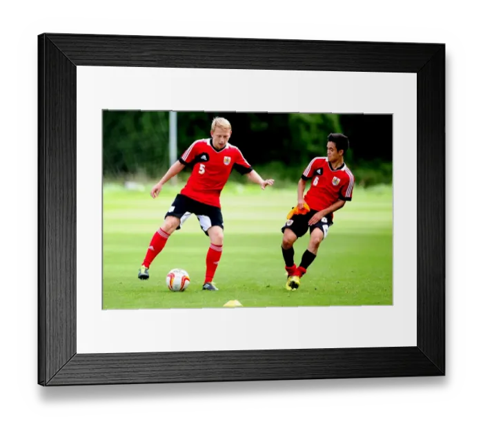Framed Print : Bristol City Football Club: Training with Academy Players - September 2012 Framed Print : Bristol City Football Club: Training with Academy Players - September 2012