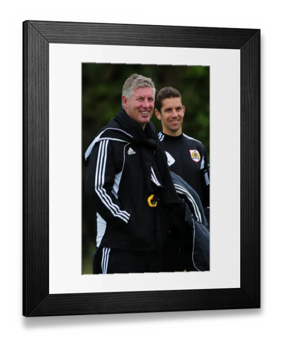 Framed Print : Bristol City Football Club: Training at Failand Ground, September 2012 Framed Print : Bristol City Football Club: Training at Failand Ground, September 2012