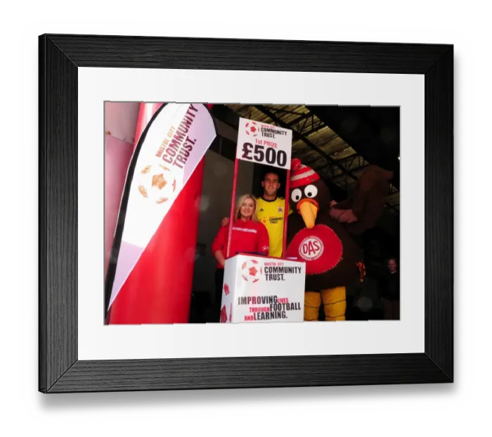 Framed Print : Bristol City vs Leeds United: The Intense Championship Rivalry at Ashton Gate, September 2012