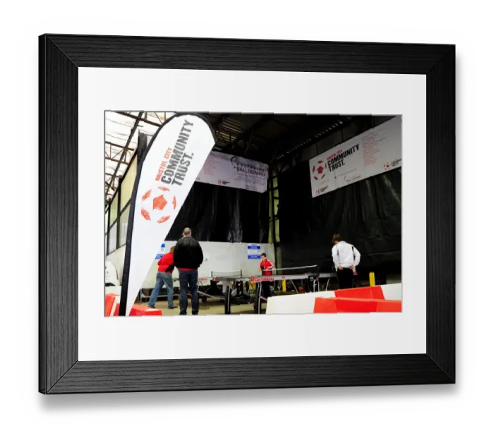 Framed Print : Championship Showdown: Bristol City vs Leeds United at Ashton Gate - Football Rivalry in Action