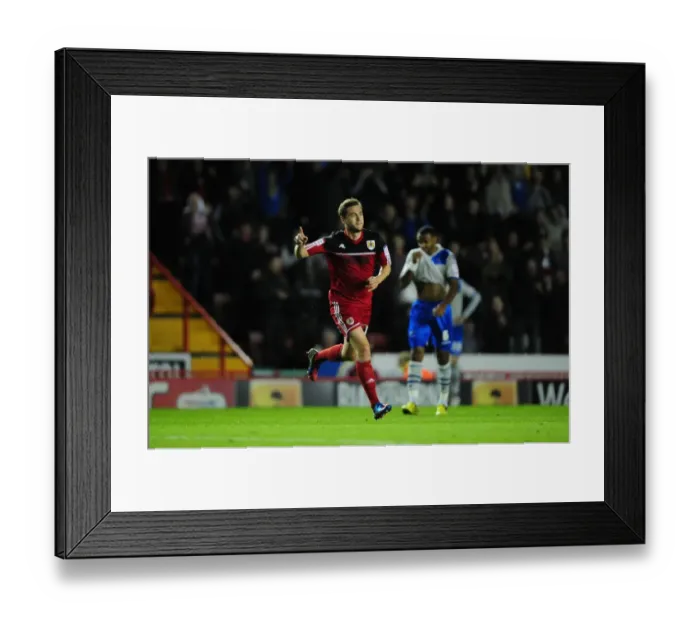 Framed Print : Bristol City v Millwall 021012 Framed Print : Bristol City v Millwall 021012