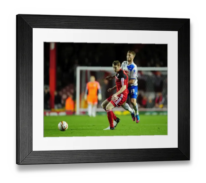 Framed Print : Bristol City vs Millwall: Pearson and Henry Clash in Championship Showdown Framed Print : Bristol City vs Millwall: Pearson and Henry Clash in Championship Showdown