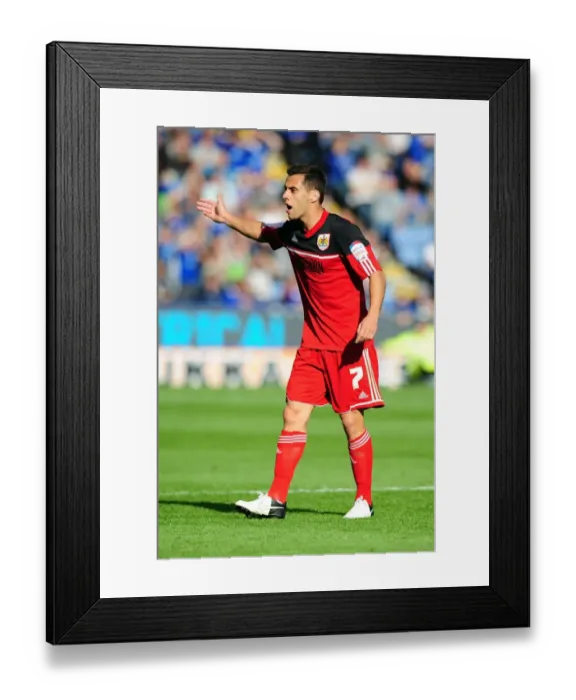 Framed Print : Sam Baldock of Bristol City in Action against Leicester City, Championship Football Match, King Power Stadium, October 6, 2012 Framed Print : Sam Baldock of Bristol City in Action against Leicester City, Championship Football Match, King Power Stadium, October 6, 2012