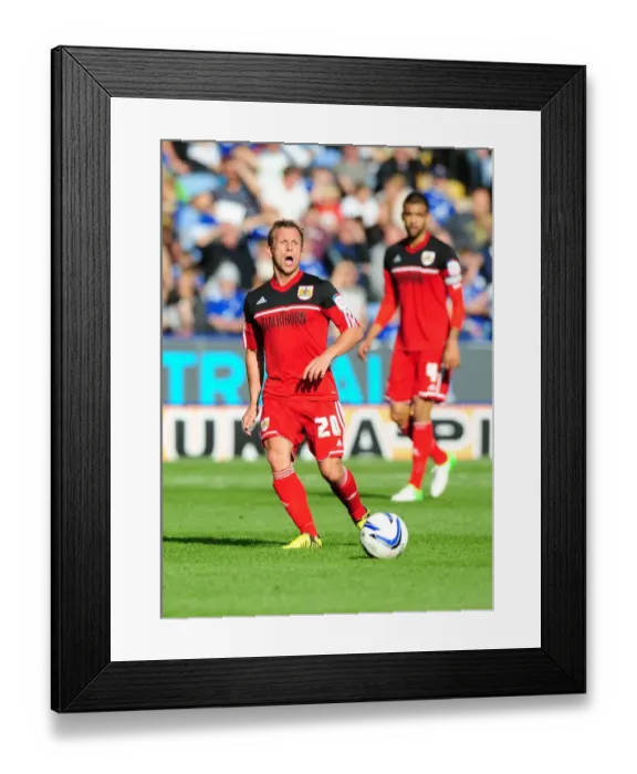 Framed Print : Jody Morris of Bristol City in Action against Leicester City, Championship Football Match, October 6, 2012 Framed Print : Jody Morris of Bristol City in Action against Leicester City, Championship Football Match, October 6, 2012