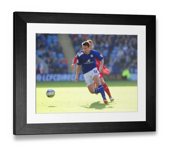 Framed Print : Sean St Ledger Injured in Intense Battle with Ryan Taylor during Leicester City vs. Bristol City Championship Match, October 2012 Framed Print : Sean St Ledger Injured in Intense Battle with Ryan Taylor during Leicester City vs. Bristol City Championship Match, October 2012