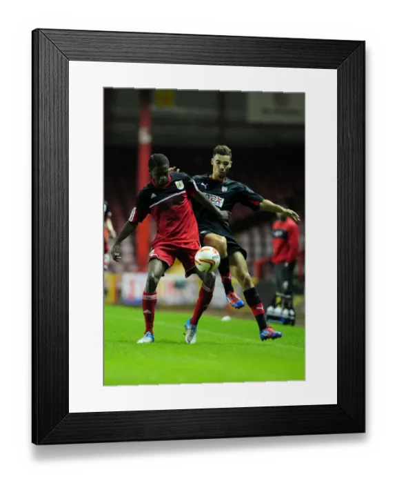 Framed Print : Rising Football Stars: Bristol City U21s vs Brentford U21s Clash at Ashton Gate (04.09.2012) Framed Print : Rising Football Stars: Bristol City U21s vs Brentford U21s Clash at Ashton Gate (04.09.2012)