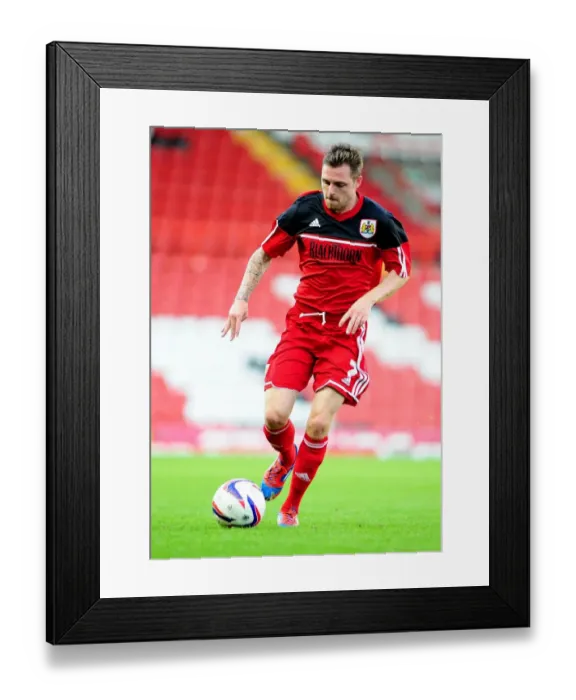 Framed Print : Bristol City U21s: Paul Anderson in Action vs. Brentford U21s, Football Development League, Ashton Gate Framed Print : Bristol City U21s: Paul Anderson in Action vs. Brentford U21s, Football Development League, Ashton Gate