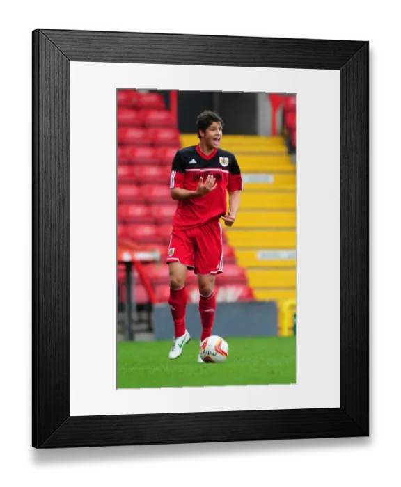 Framed Print : Bristol City's Curtis Jones in Action: U21s Face Ipswich Town, 24 / 09 / 2012